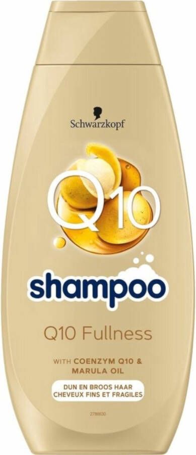 Schwarzkopf Shampoo Q10 Fullness 400 ml