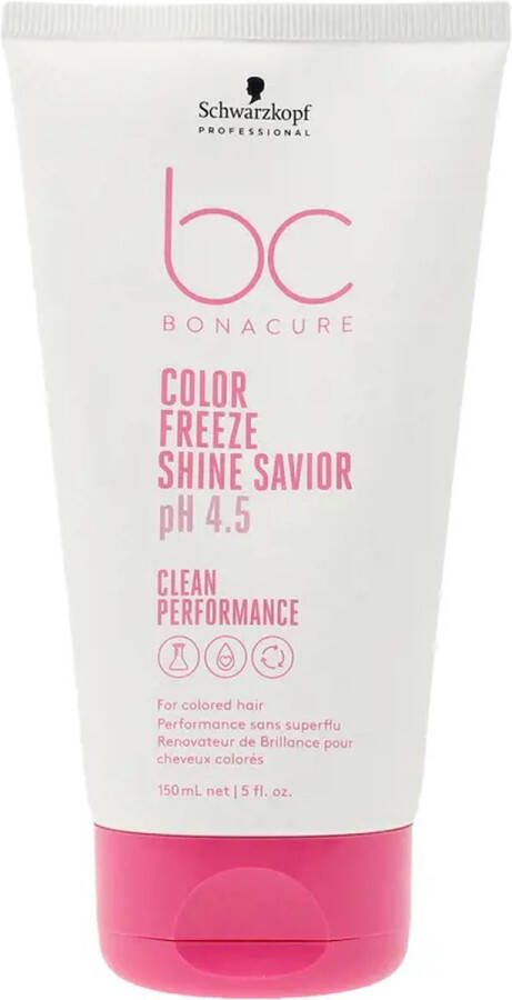 Schwarzkopf Shampoo Kleurversterking Bonacure Color Freeze Shine Savior (150 ml) pH 4.5