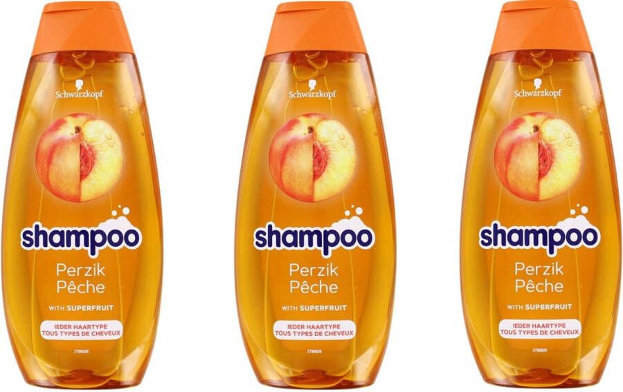 Schwarzkopf Shampoo Perzik 3 x 400 ml