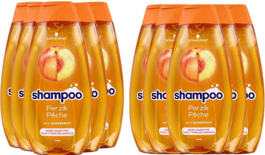 Schwarzkopf Shampoo Perzik (Voordeelverpakking) 10 x 400 ml