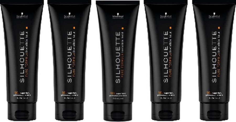 Schwarzkopf Silhouette Super Hold Gel Styling crème voordeelverpakking 3 x 250 ml