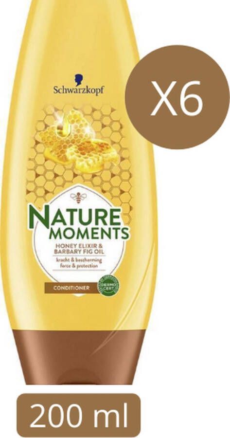 Schwarzkopf SK Nature Moments Conditioner Honey Elixir&Barbary Fig Oil 6x