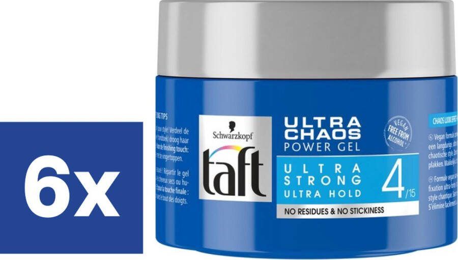 Schwarzkopf Taft Haargel Ultra Strong 6 x 250 ml