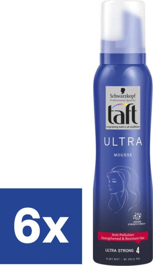 Schwarzkopf Taft Haarmousse Ultra 6 x 200 ml