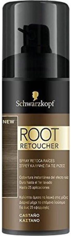 Schwarzkopf Touch-up haarlak voor wortels Root Retoucher Syoss Bruin (120 ml)