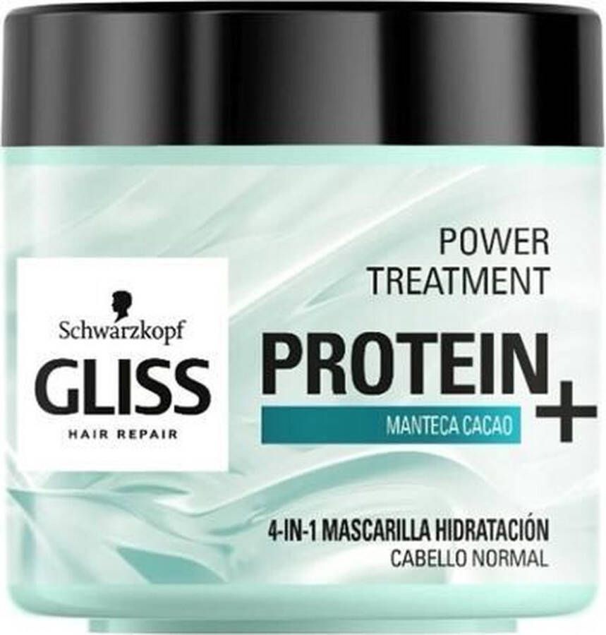 Schwarzkopf Voedend Haarmasker Gliss Protein Normaal haar (400 ml)