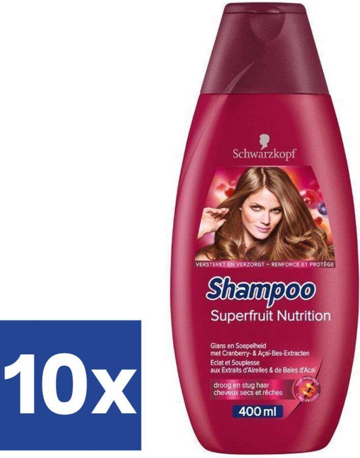 Schwarzkopf Voedende Shampoo Superfruit 10 x 400 ml