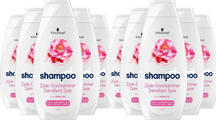Schwarzkopf Zijde-Doorkam Shampoo 10 x 400 ml