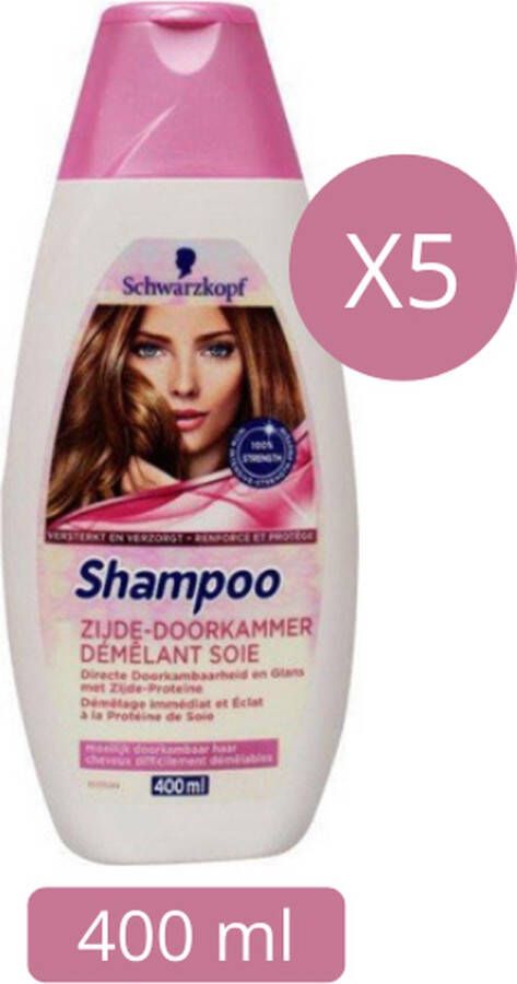 Schwarzkopf Zijde Doorkamer Shampoo 5 x 400 ml