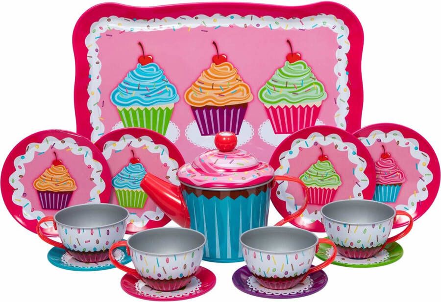 Schylling Cupcake Blik Theeset