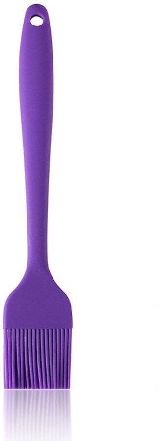 Scoby 2 x Bakkwast Olieborstel Boterbostel Keukenaccessoire Keukengerei Bakken Paars 2 Stuks