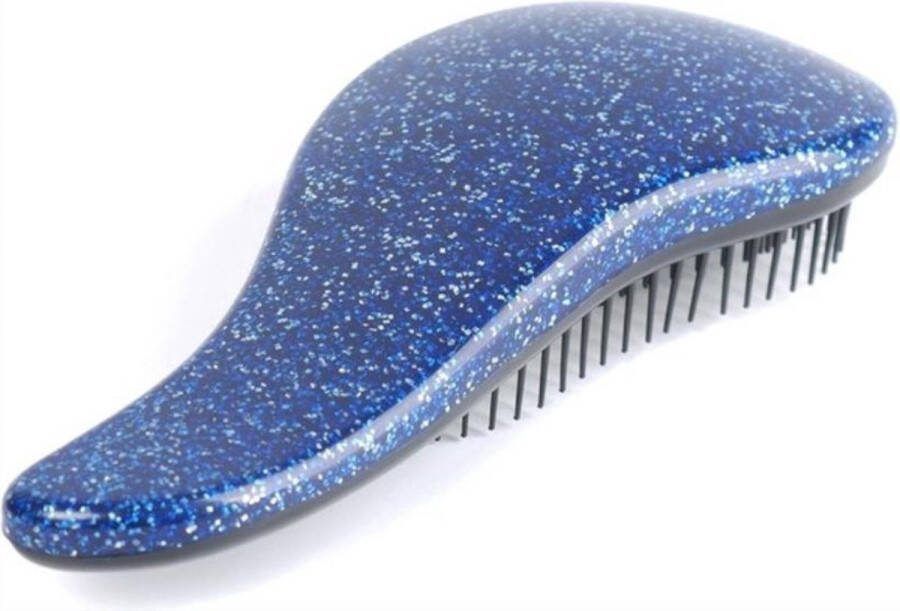 Scoby Anti Klit Borstel Haarborstel Anti klit Hairbrush Compacte borstel Haar borstel Blauw