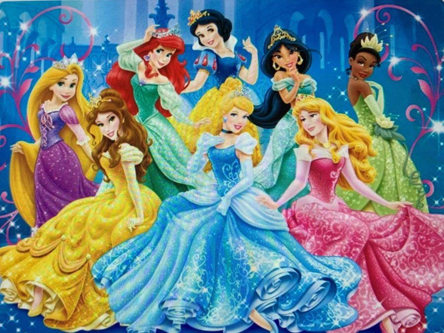 Scope Diamond Painting Prinsessen Disney. 35 x 25 cm