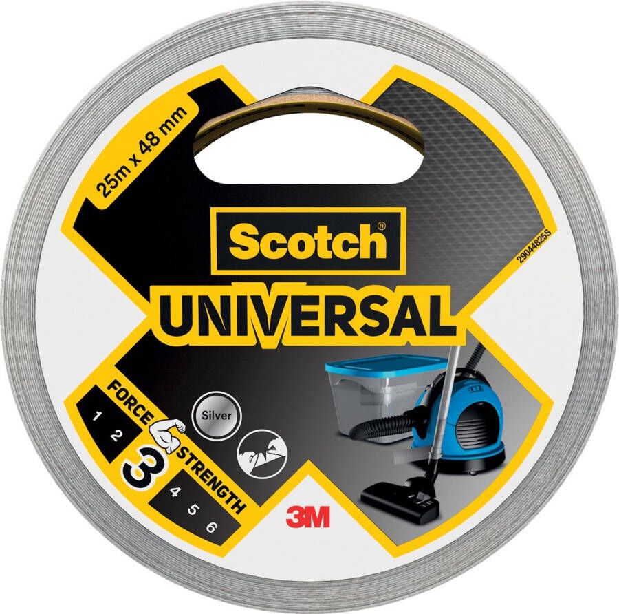 Scotch 3M Universele Reparatiedoek Grijs 25mx48mm