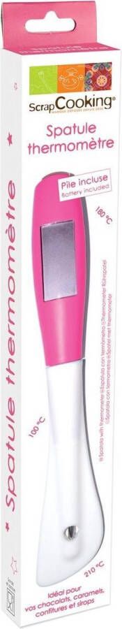 ScrapCooking Spatel met Thermometer Voedselthermometer