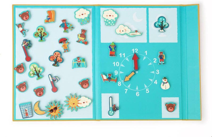 Scratch Europe Scratch EduLogic Book: DAGPLANNER EN WEERSTATION 18 2x25 6x1 3cm (gesloten) 51 5x25 6x1cm (open) magnetisch 4+