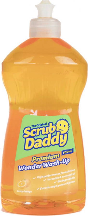 Scrub Daddy + Afwasmiddel 500mL Wonder Wash-Up Premium Spons 3 Kleuren