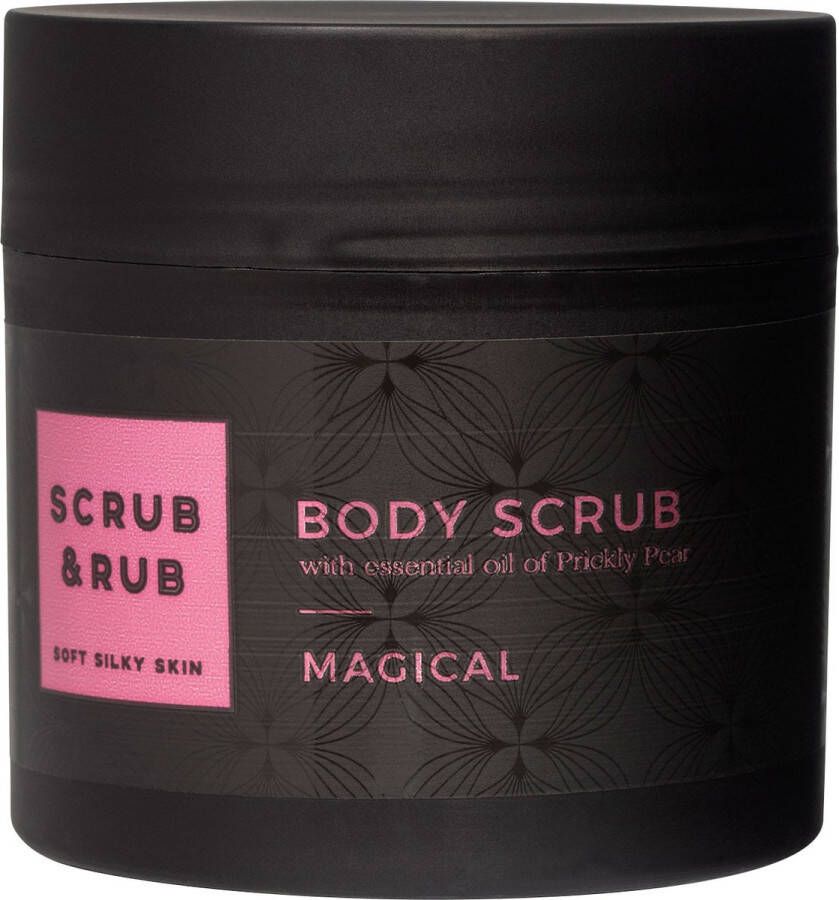 Scrub & Rub Body Scrub Magical Huidverzorging 350 GR Stimuleert celvernieuwing Cactusvijgolie