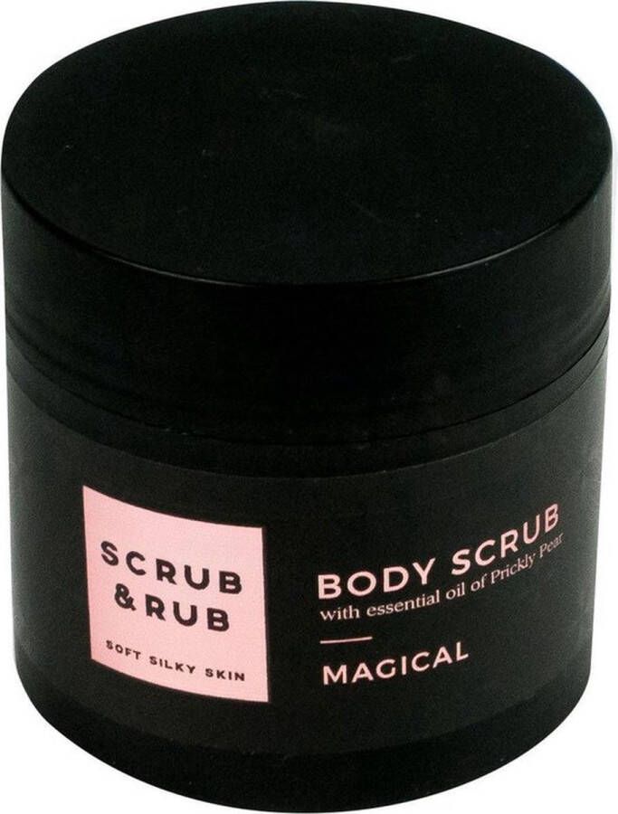 Scrub & Rub Body Scrub Magical Huidverzorging 350 GR Stimuleert celvernieuwing Cactusvijgolie