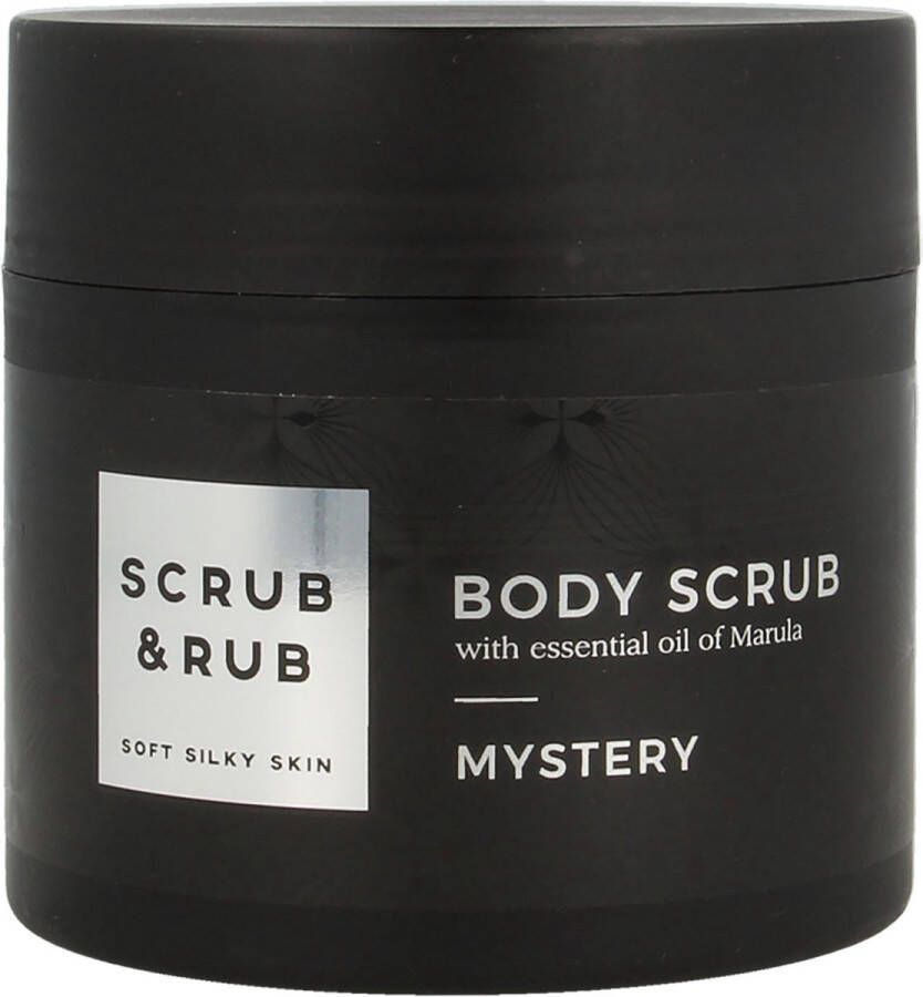 Scrub & Rub Body Scrub Mystery Huidverzorging 350 GR Hydrateert en voedt intensief Marula olie