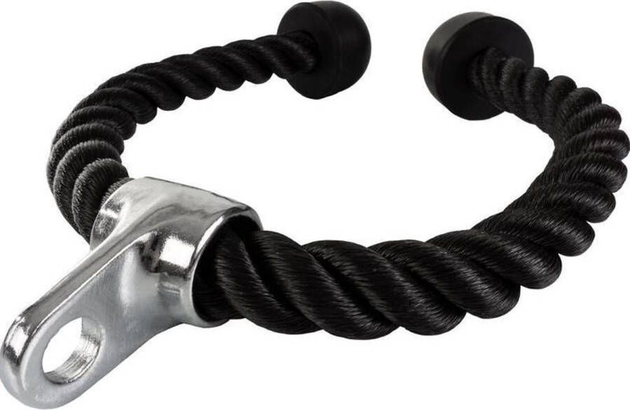 ScSPORTS Triceps touw Triceps rope 85 cm Voor lat pulley of krachtstation Kunststof caps