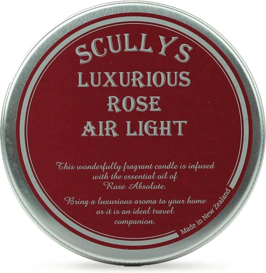 Scullys Air Light Sojawas Geurkaars Absolute Etherische Olie van Bulgaarse Roos