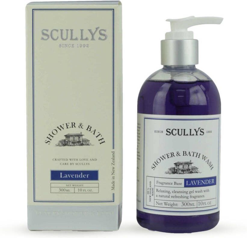 Scullys Douchegel & Badgel Huidverzorging Zuiverende Lavendel Etherische Olie