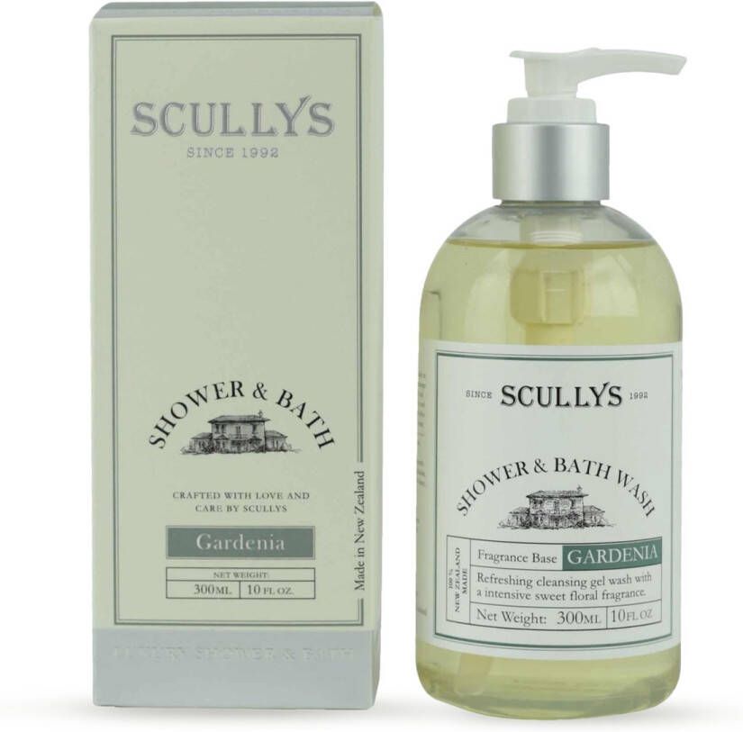 Scullys Douchegel & Badgel Zachte Huidverzorging Witte Gardenia Etherische Olie