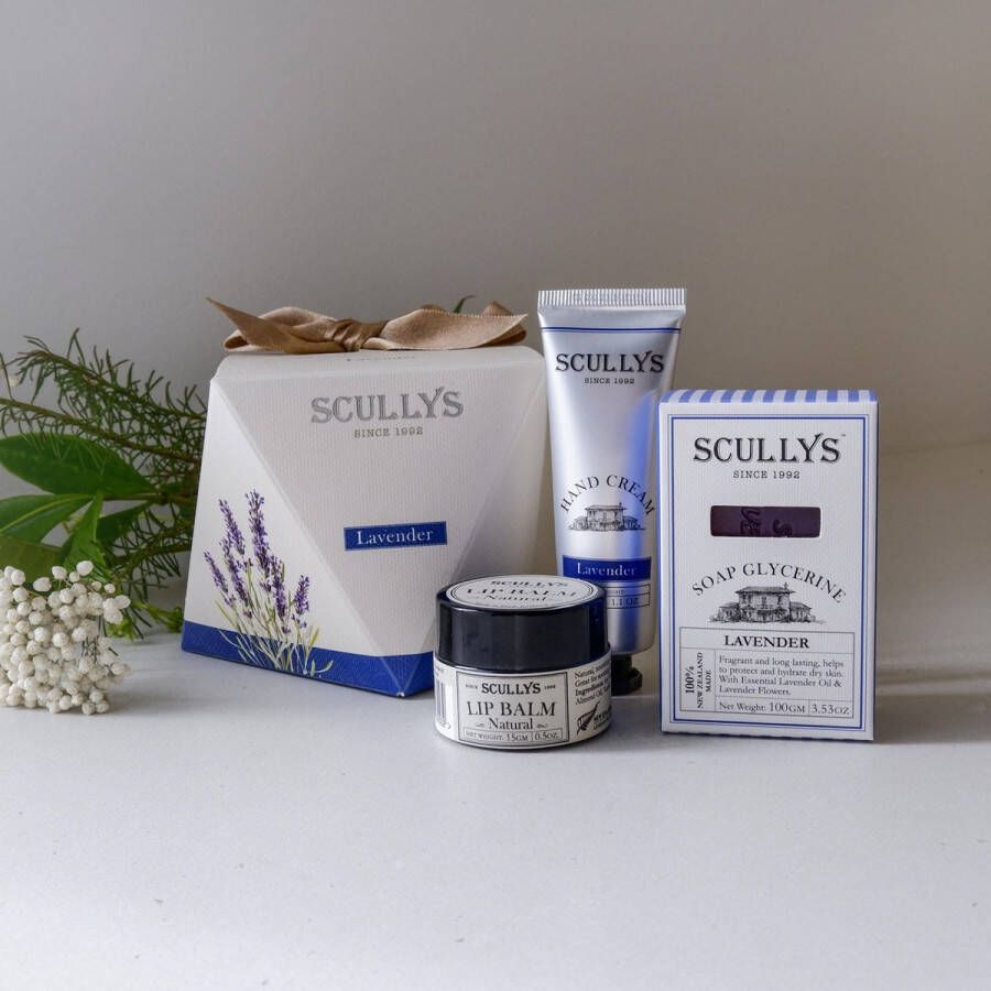 Scullys Diamant Cadeauset Lavendel etherische olie giftset Geschenkset