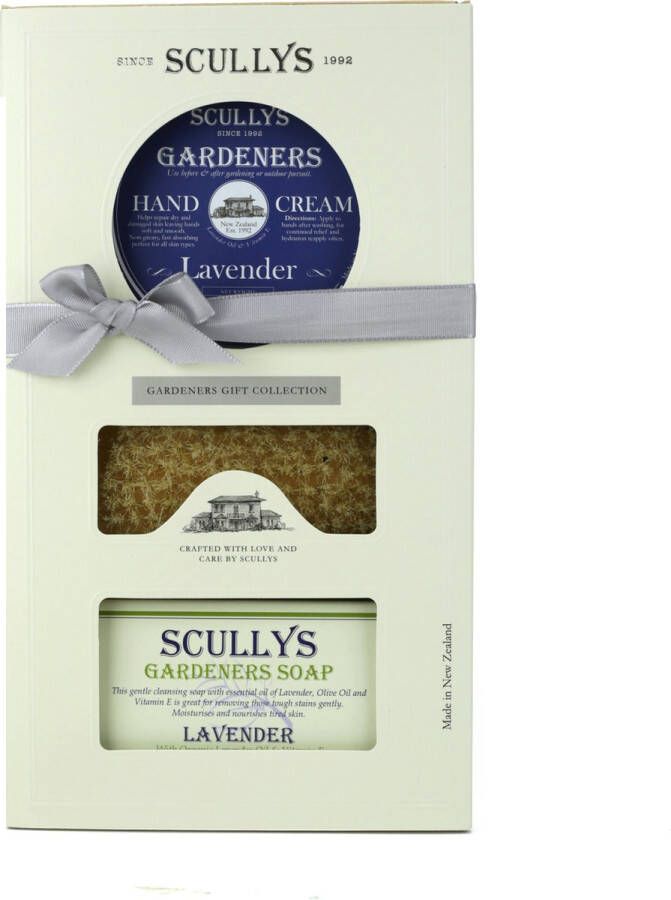 Scullys Gardener s Gift Pack Cadeauset Lavendel etherische olie huidverzorging giftset Geschenkdoos