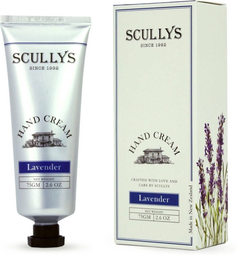 Scullys Handcreme Natuurlijke Hydratatie Huidverzorging Lavendel Etherische Olie & Vitamine E