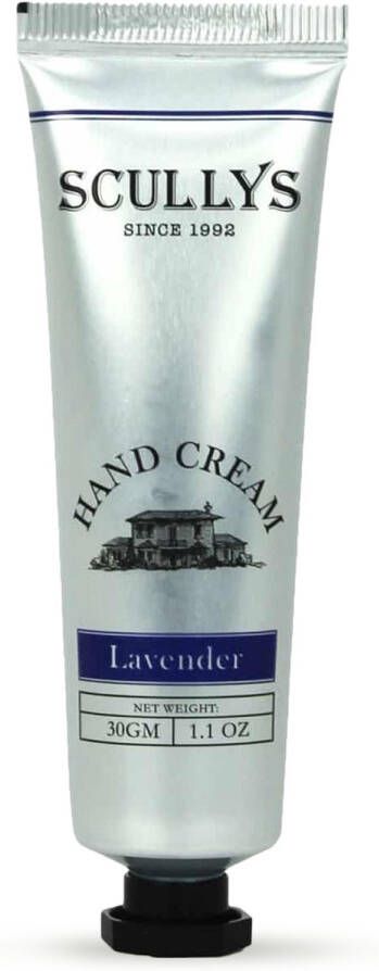 Scullys Handcreme Natuurlijke Hydratatie Huidverzorging Mini Tube Lavendel Etherische Olie & Vitamine E