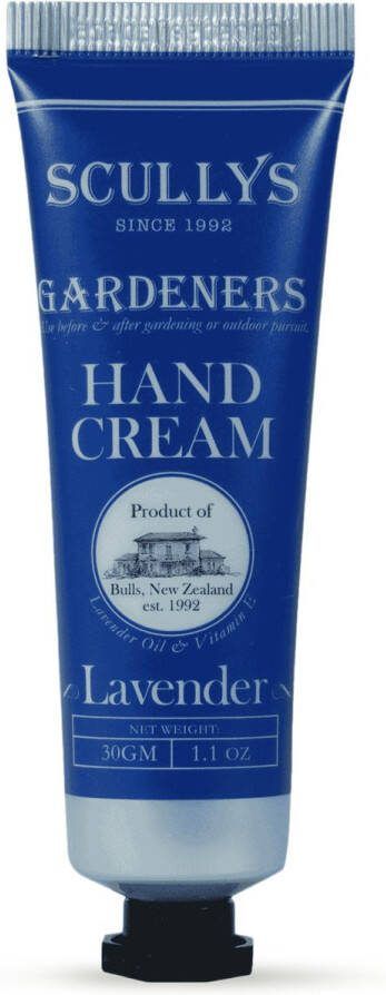 Scullys Mini Handcrème Gardener's Huidverzorging Mini Tube – Met Lavendel Etherische Olie en Vitamine E