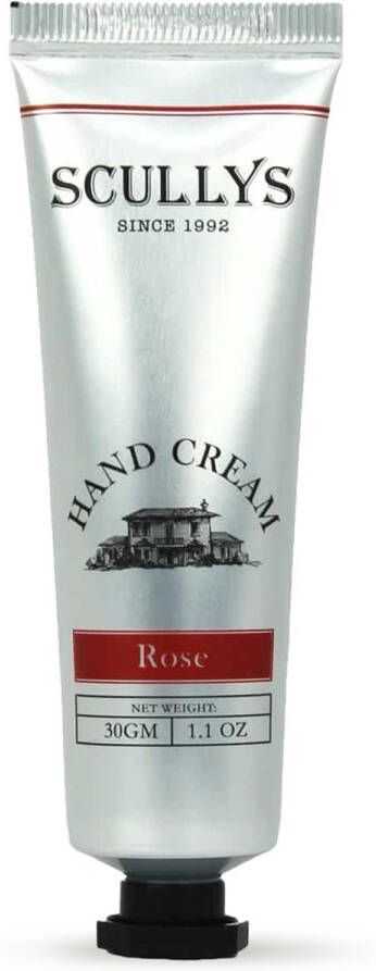Scullys Mini Handcreme Natuurlijke Hydratatie Huidverzorging Mini Tube Bulgaarse Roos Etherische Olie & Vitamine E