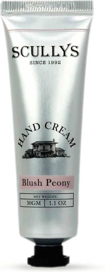 Scullys Mini Handcreme Natuurlijke Hydratatie Huidverzorging Mini Tube Etherische Oliën van Tuberoos Kokosnoot en Rode Pioenroos & Vitamine E