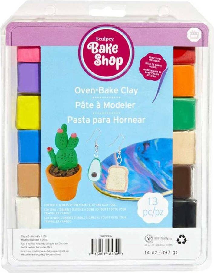 Sculpey 12 Bake shop boetseerklei