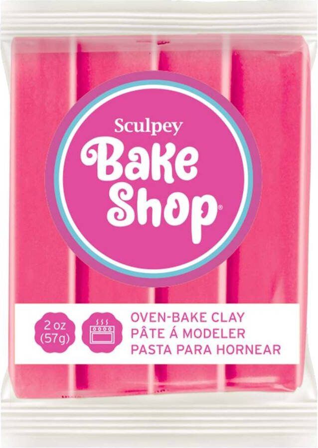 Sculpey Bake shop pink boetseerklei 57 gr