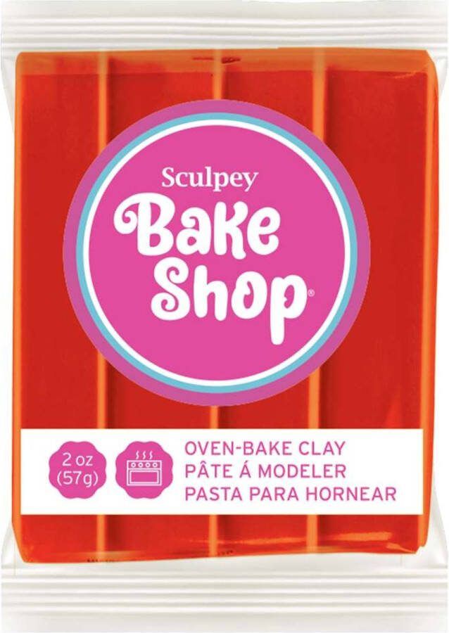 Sculpey Bake shop red boetseerklei 57 gr