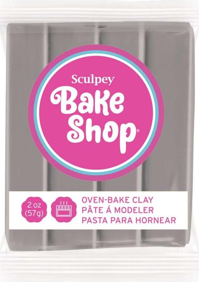 Sculpey Bake shop gray boetseerklei 57 gr