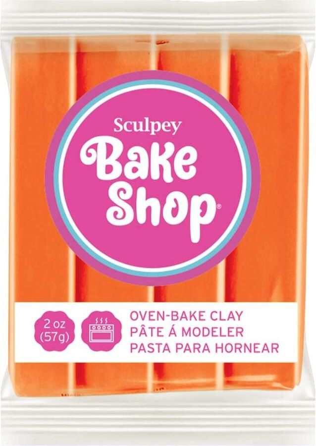 Sculpey Bake shop orange boetseerklei 57 gr