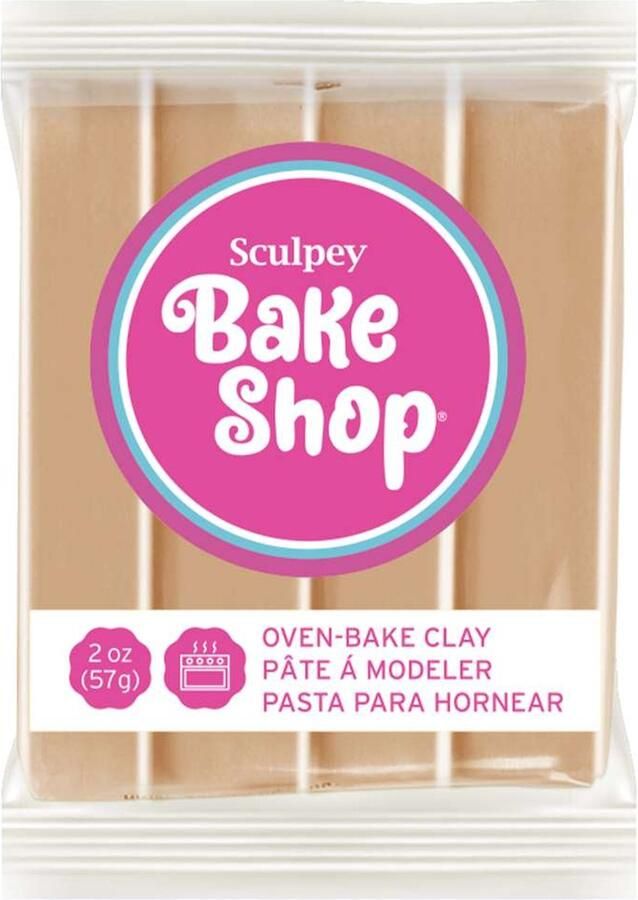 Sculpey Bake shop tan boetseerklei 57 gr