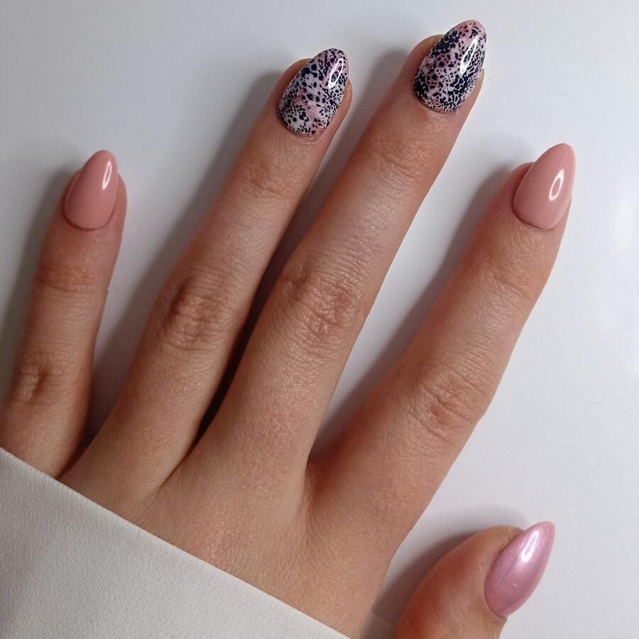 SD Press on Nails B-195 Plaknagels Nagelset 20 Nagels Nude Roze Gellak Nagellak XS Stiletto Nageltips Nepnagels met Lijm Kunstnagels Nail Art Handmade Valse nagels Nagelvijl Accessoires