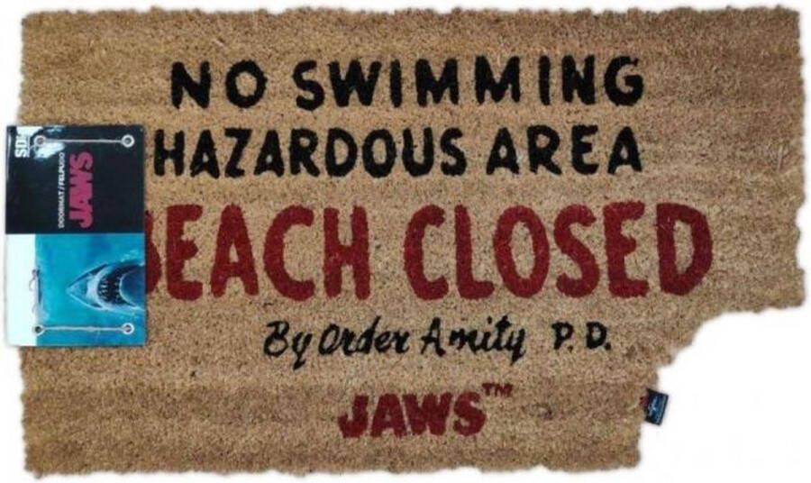 SD Toys Jaws Doormat Beach Closed 43 x 72 cm