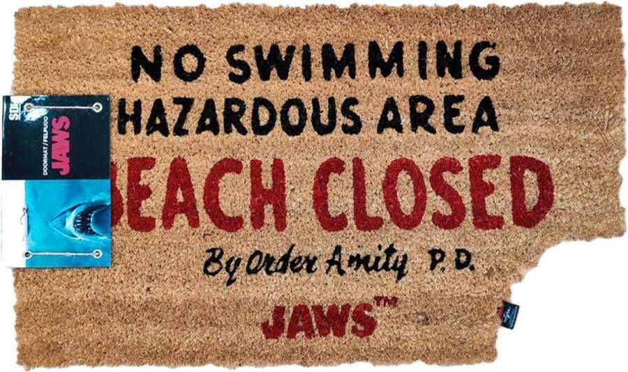 SD Toys Jaws Beach Closed doormat