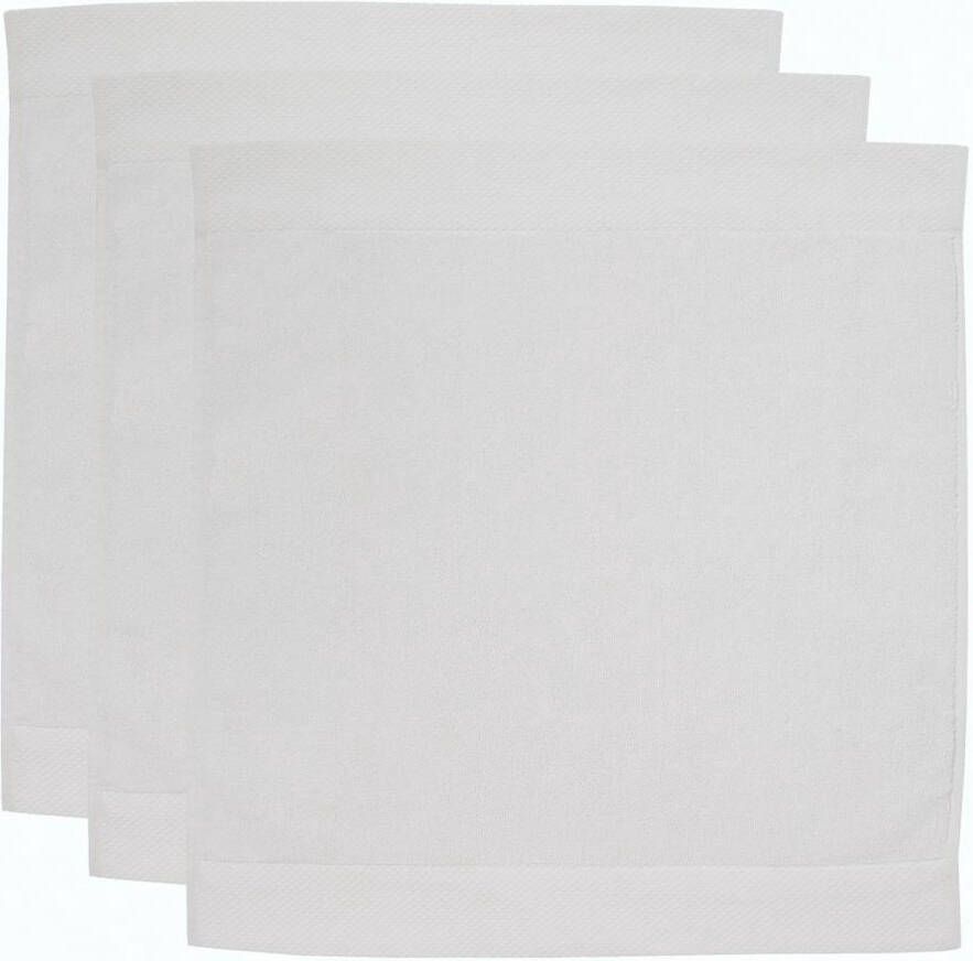Seahorse Combiset Pure badmat 50 x 60 white (3 stuks)