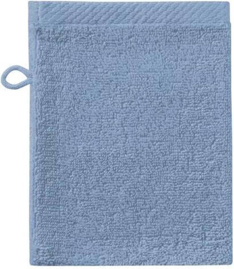 Seahorse Pure Washandjes 16x21 cm Set van 3 Denim