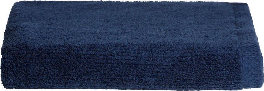 Seahorse Ridge badlakens 70x140 cm Set van 10 Marine blauw