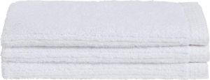 Seahorse Ridge gastendoek 34 x 50 cm white (per 3 stuks)