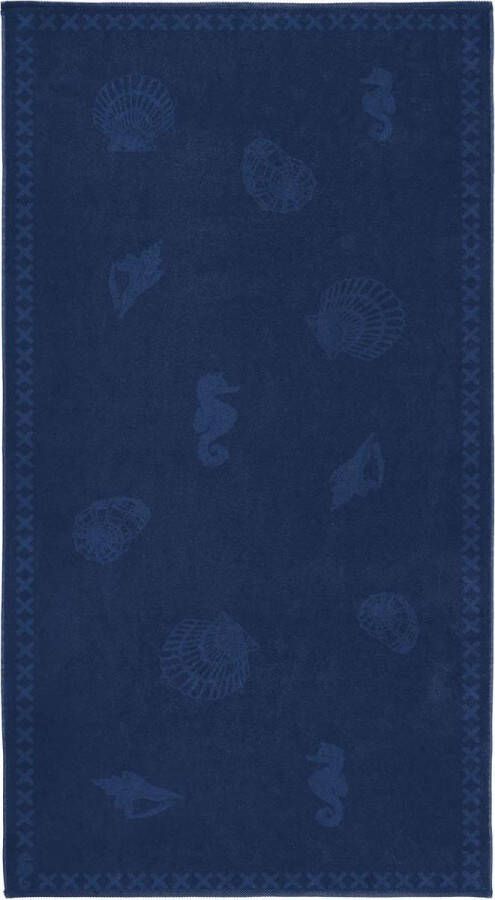 Seahorse Strandlaken Shells met mariene motieven (1 stuk)