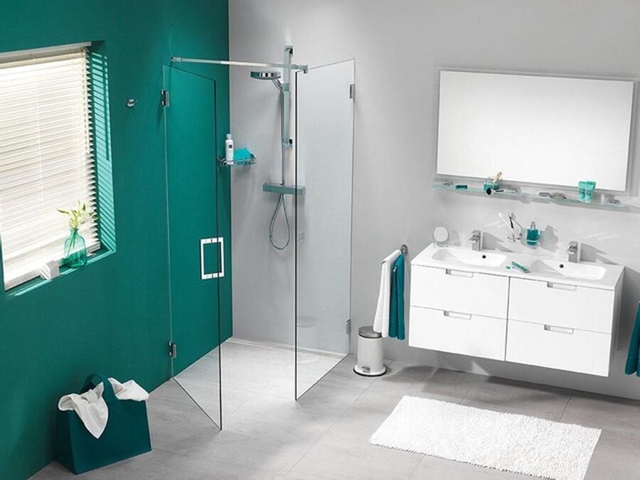 Sealskin I Am Zijwand Voor Combinatie Met Swingdeur 900mm Chroom zilver Hoogglans | 8mm Helder Veiligheidsglas + Antikalk